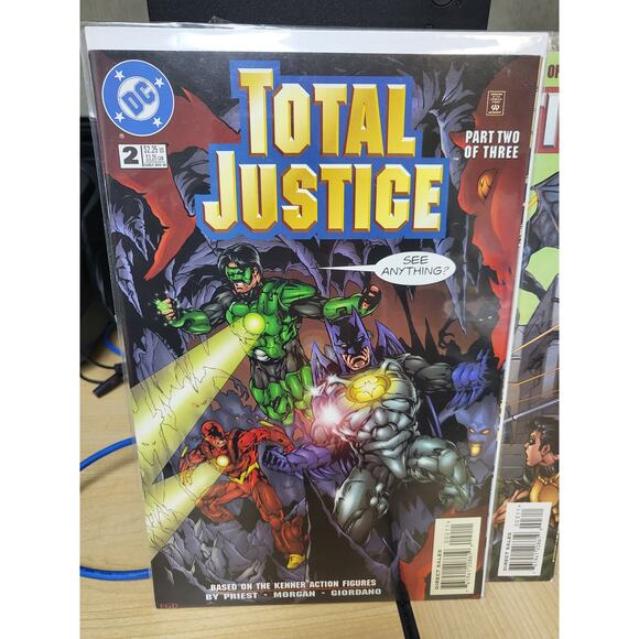 Total Justice #1-3 (1996) DC Comics Mini-Series Based On Kenner Toy Line VF - Picture 3 of 4